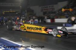 Top Alcohol Dragster winner Bill Reichert