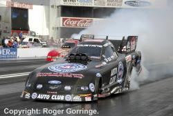 Funny Car winner Robert Hight